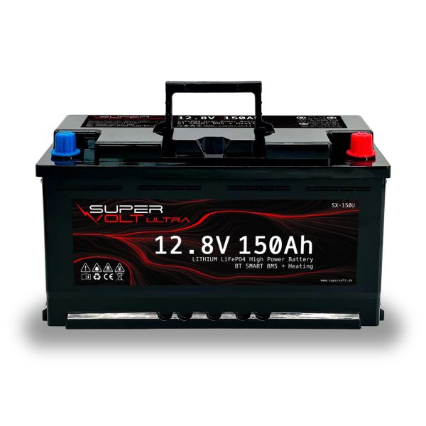 Supervolt Ultra – 12,8V 150Ah – LifePO4 s Bluetooth a vyhříváním