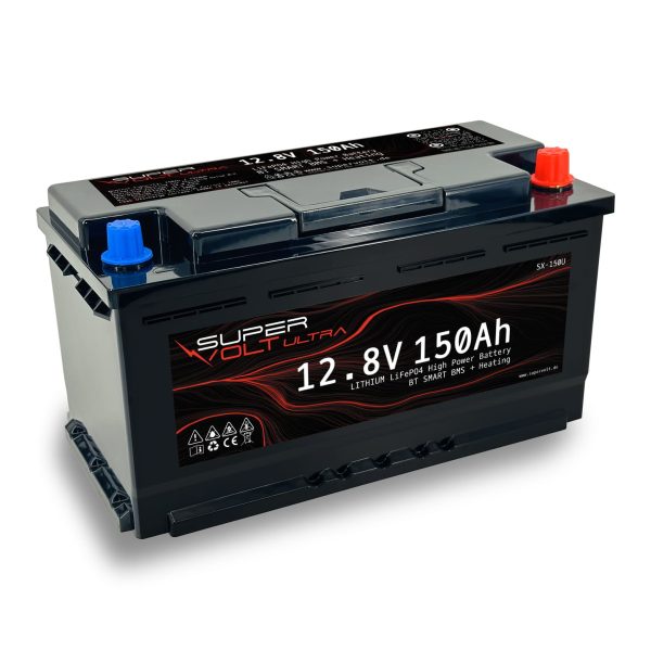 Supervolt Ultra – 12,8V 150Ah – LifePO4 s Bluetooth a vyhříváním - Image 2