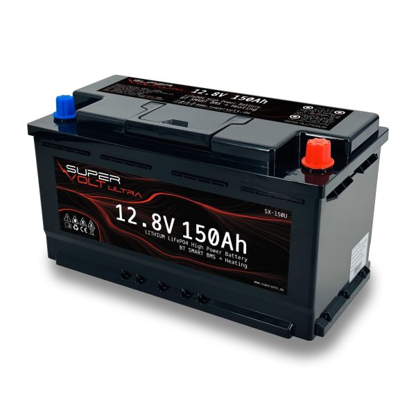 Supervolt Ultra – 12,8V 150Ah – LifePO4 s Bluetooth a vyhříváním - Image 3